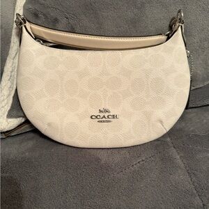 Coach Cream mini Peyton shoulder bag